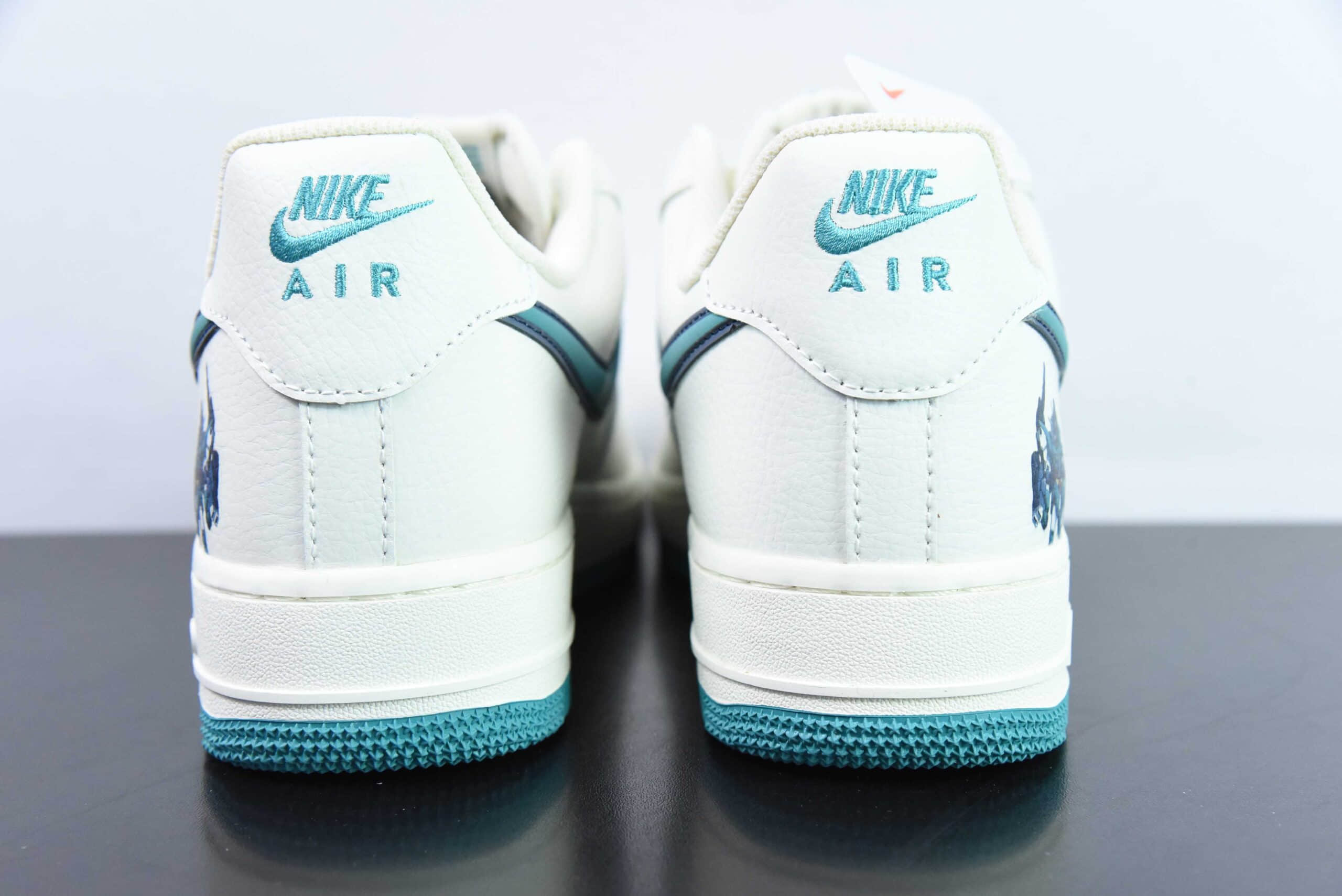 耐克Nike Air Force 1 Low 07 机甲白绿空军一号低帮休闲板鞋纯原版本 货号：KK1256-659