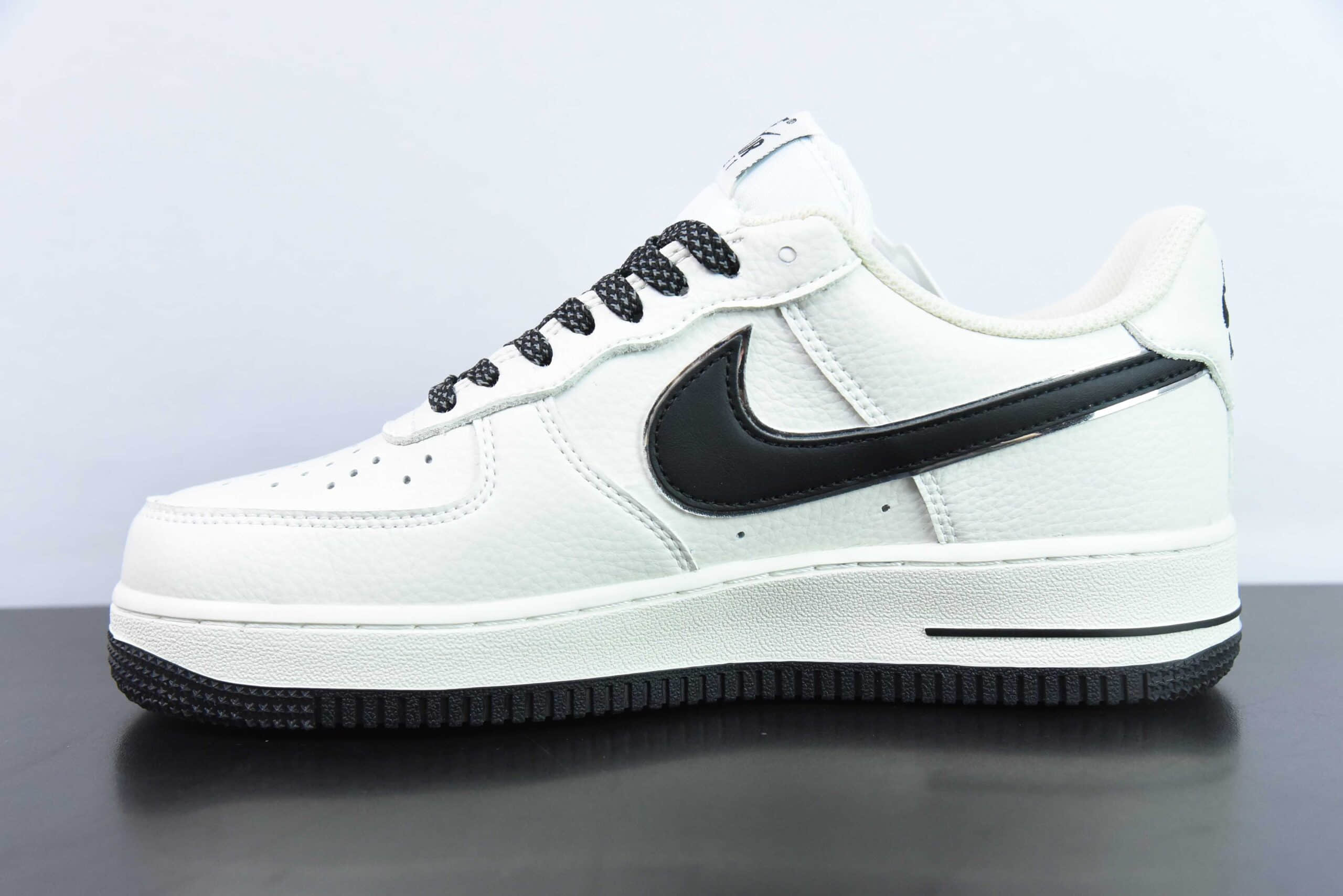 耐克Nike Air Force 1'07 Low Dream 白黑小勾空军一号低帮休闲板鞋纯原版本 货号:DR2024-101