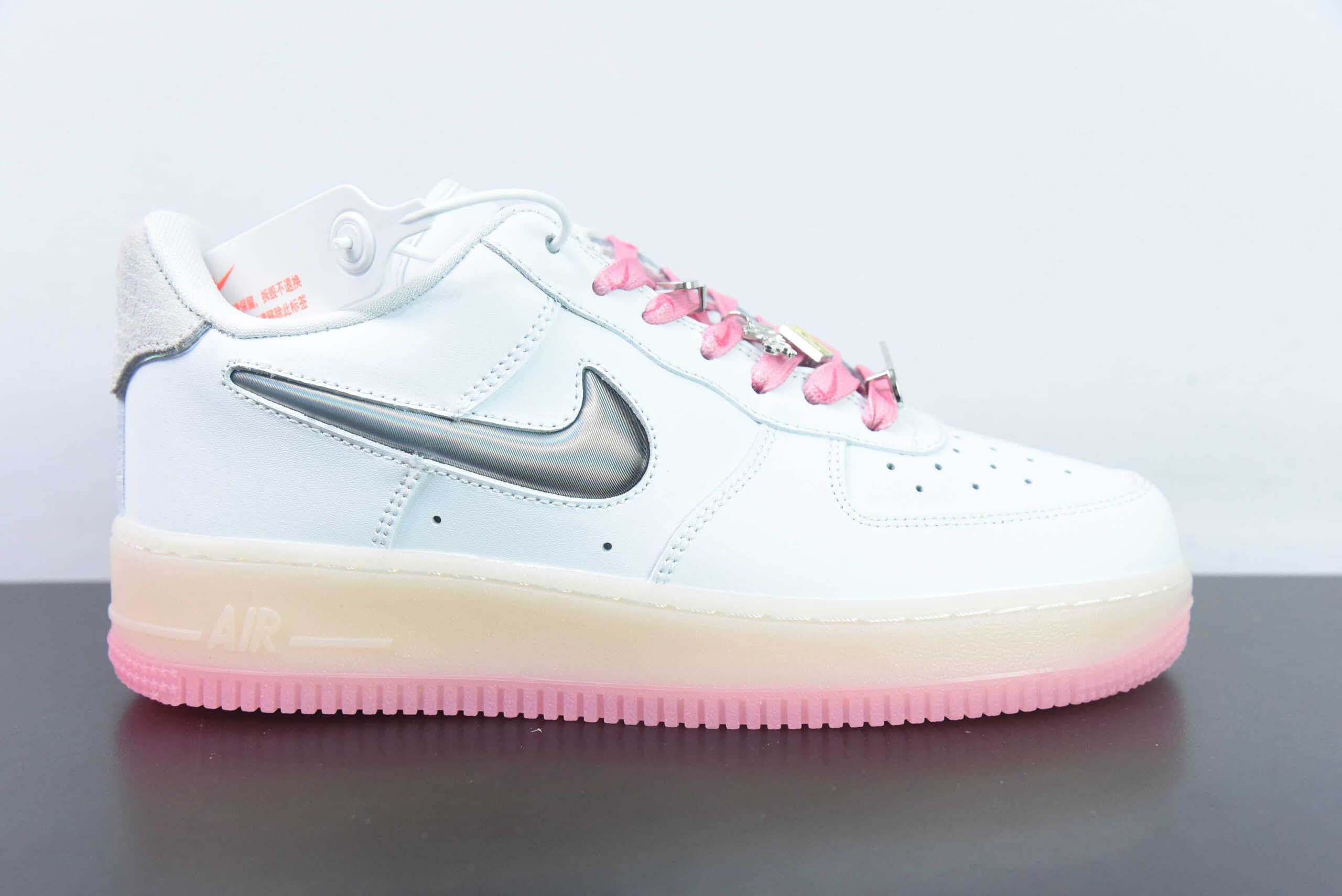 耐克Nike Air Force 1 Low 白桃龙年限定空军一号低帮休闲板鞋纯原版本 货号:FZ5741-191