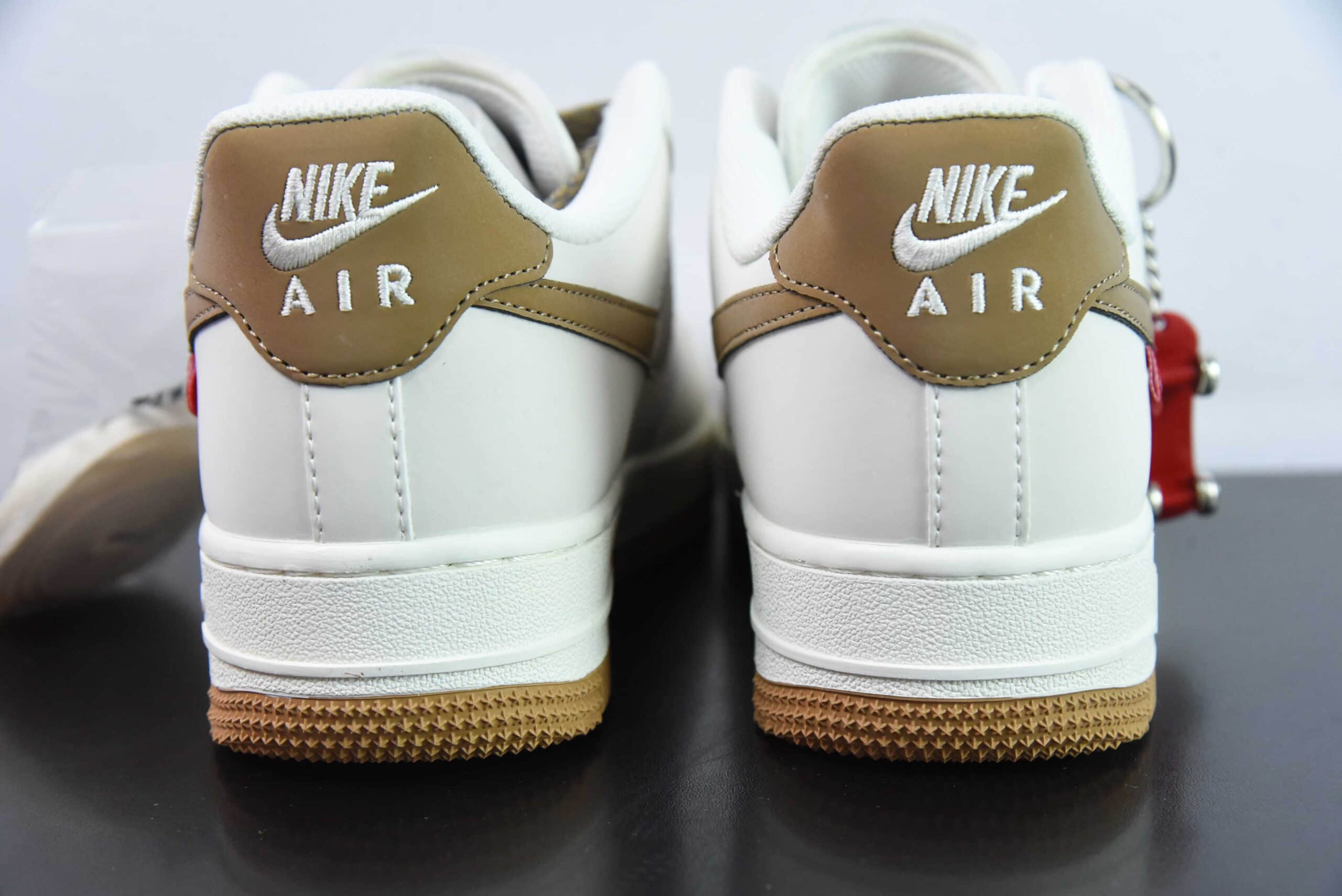 耐克NIke Air Force 1 '07 Low “Supreme联名咖啡棕” 空军一号低帮休闲板鞋纯原版本 货号:HD1968-019