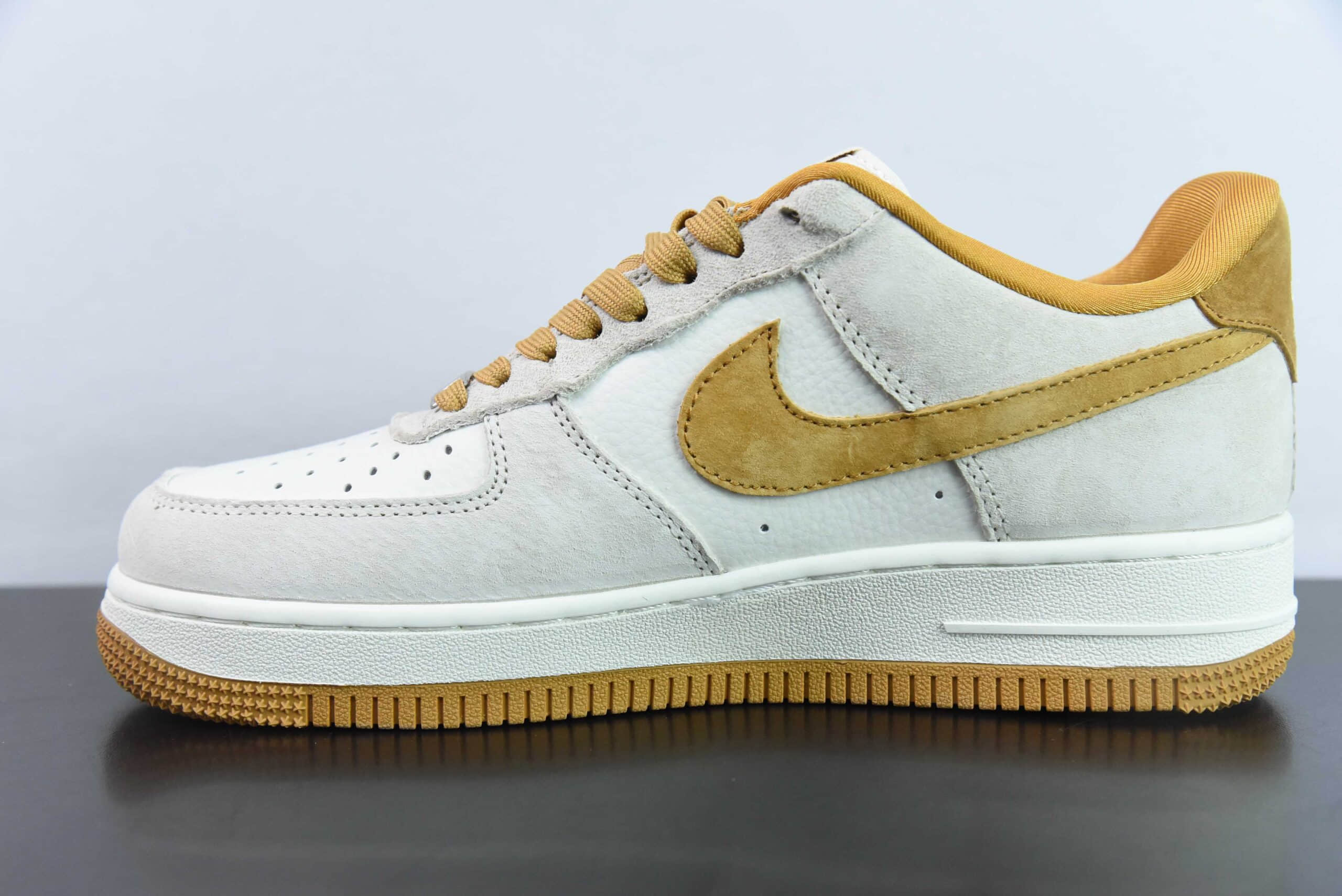 耐克Nike Air Force 1'07 Low 斯图西联名麦黄猪八空军一号低帮休闲板鞋纯原版本 货号:HD1968-020
