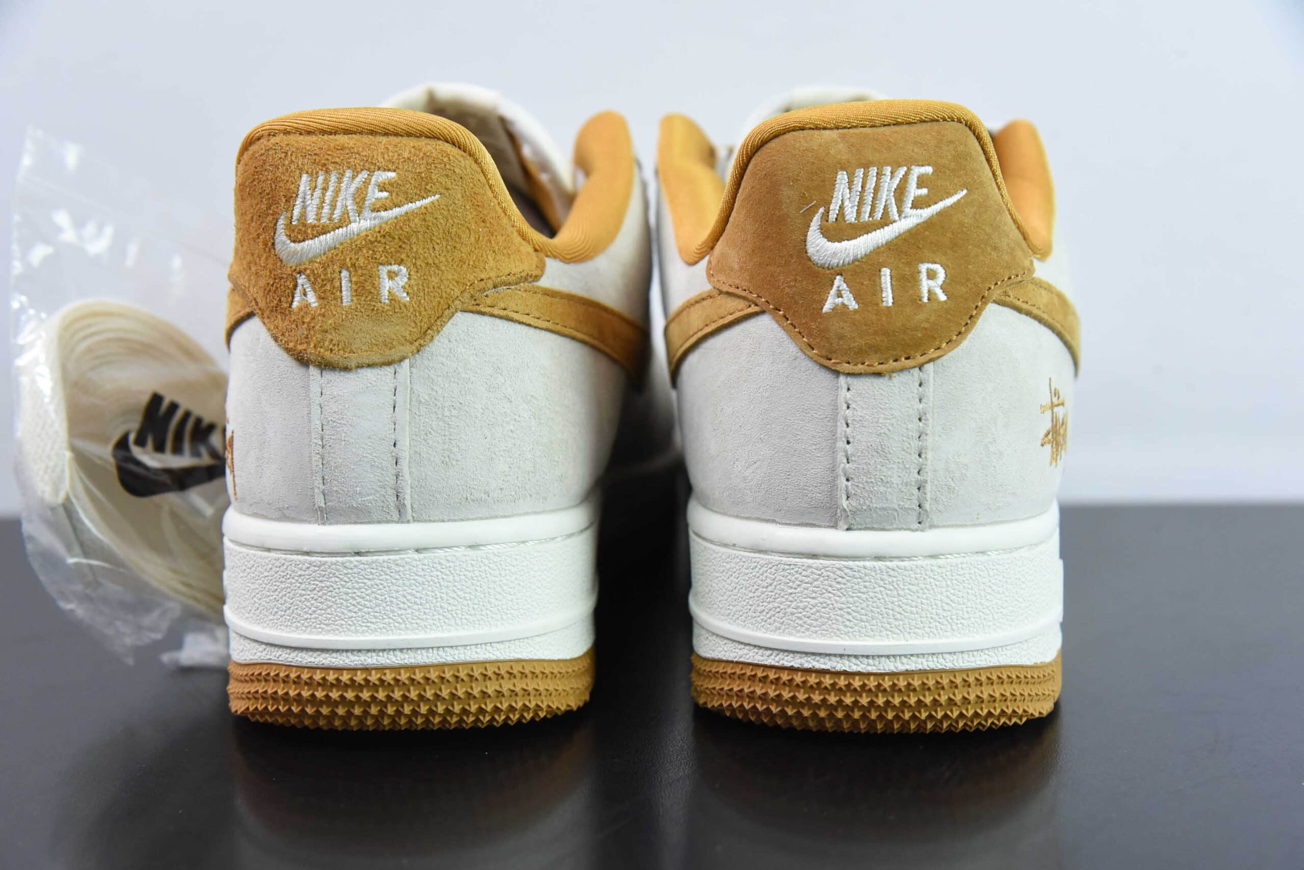耐克Nike Air Force 1'07 Low 斯图西联名麦黄猪八空军一号低帮休闲板鞋纯原版本 货号:HD1968-020