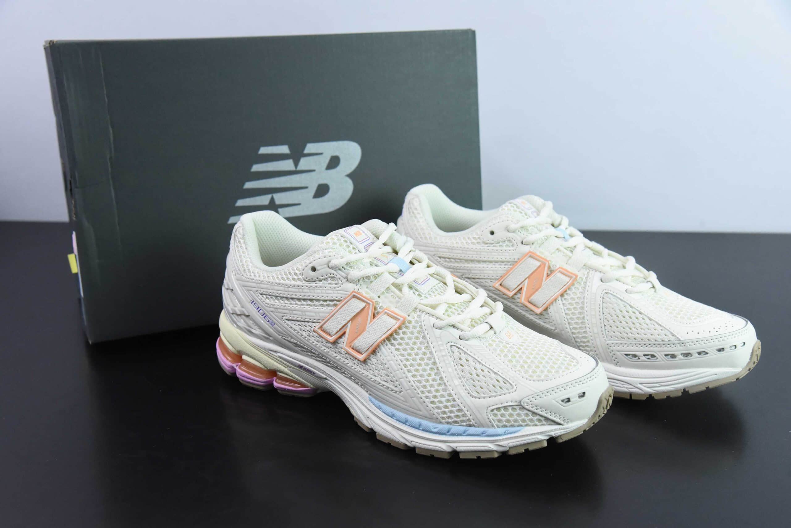 新百伦New Balance 1906系列米白淡黄蓝粉复古老爹风休闲运动慢跑鞋纯原版本 货号：M1906RBP
