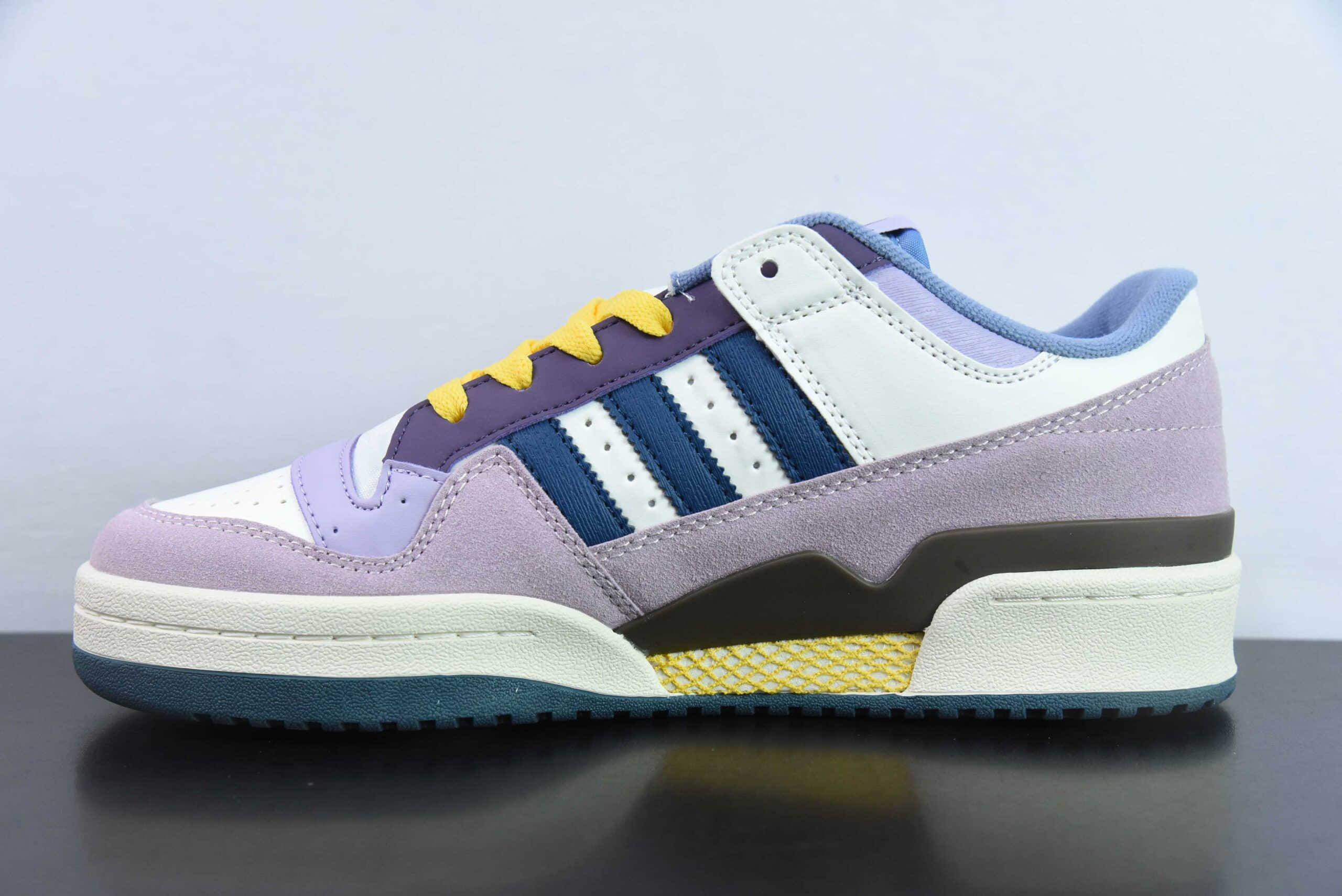阿迪达斯 Adidas Forum Low葡萄紫色低帮复古休闲板鞋纯原版本 货号：ID6266 