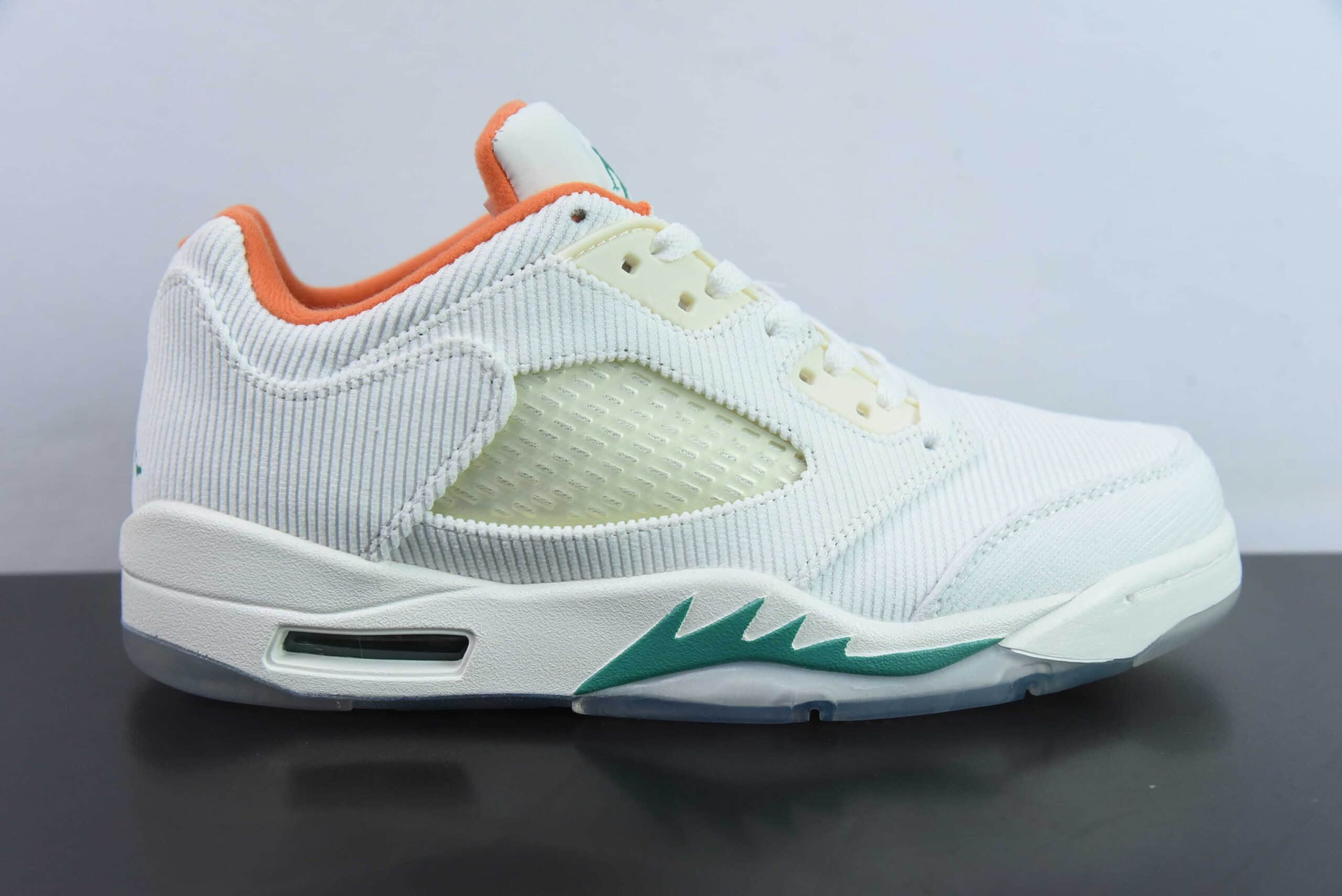 乔丹Air Jordan 5 Low Golf AJ5 乔5 白绿复古低帮篮球鞋纯原版本 货号: CW4204-100