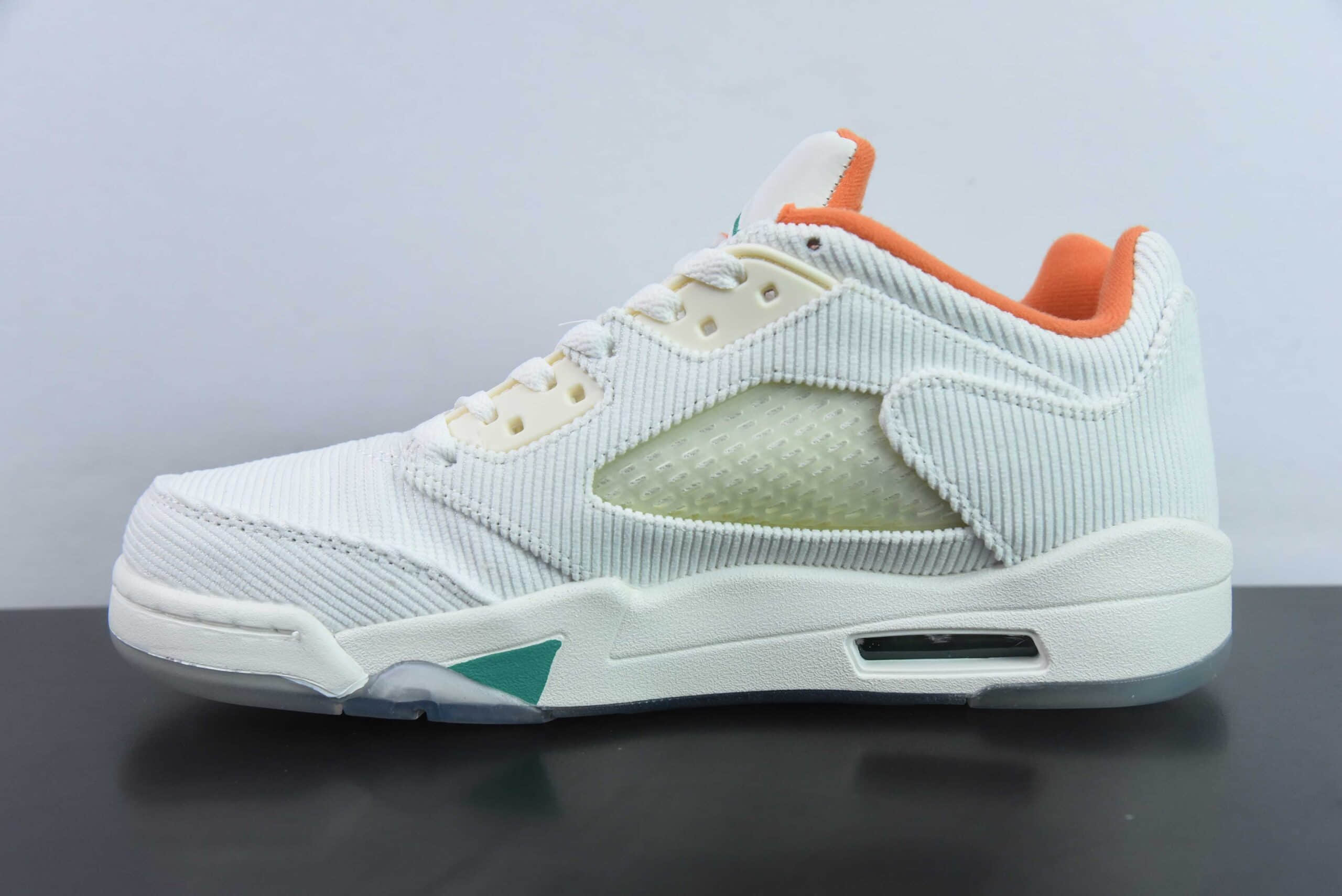 乔丹Air Jordan 5 Low Golf AJ5 乔5 白绿复古低帮篮球鞋纯原版本 货号: CW4204-100