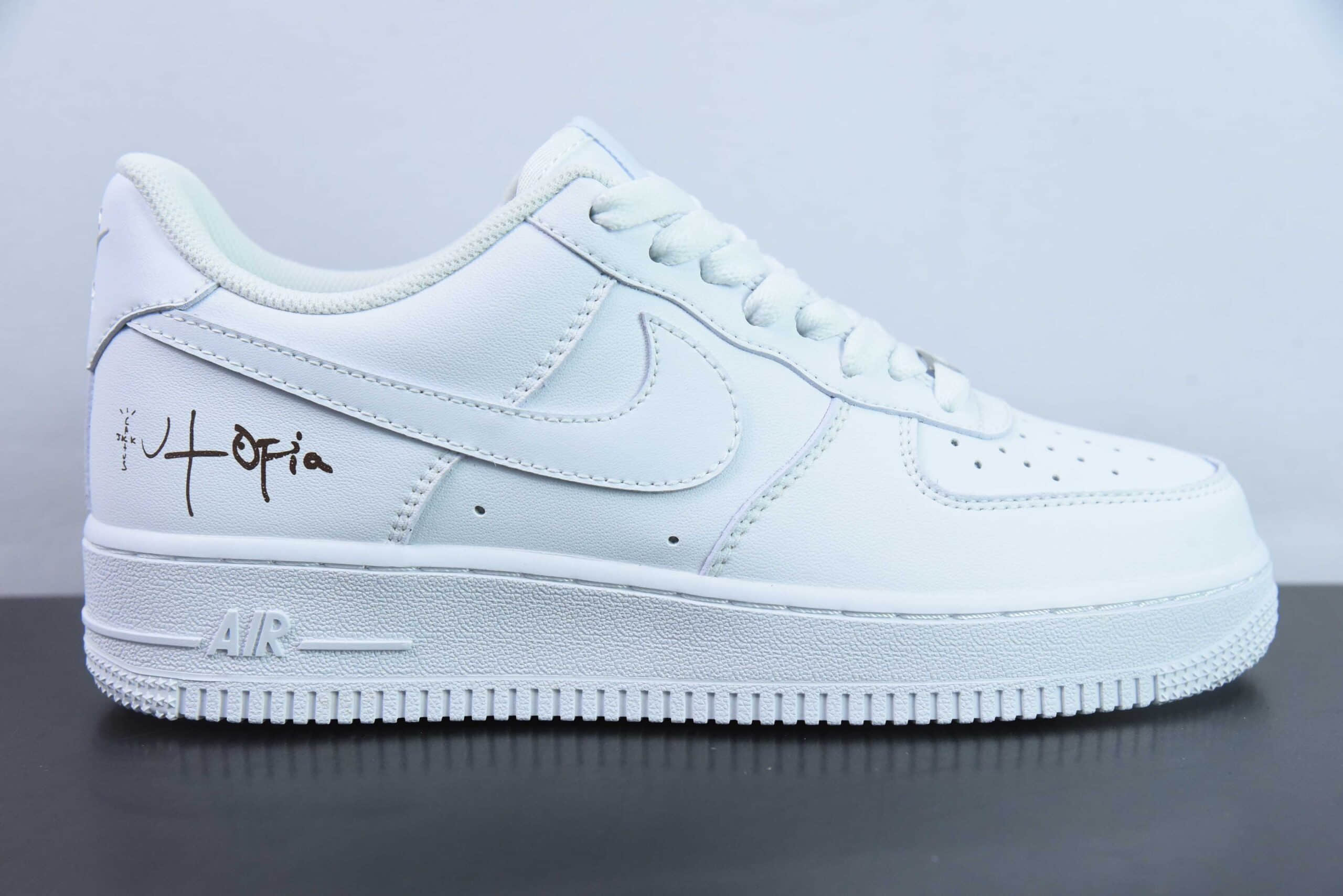 耐克Nike Air Force 1 ‘07 纯白签字空军一号低帮休闲板鞋纯原版本 货号:CW2288-111