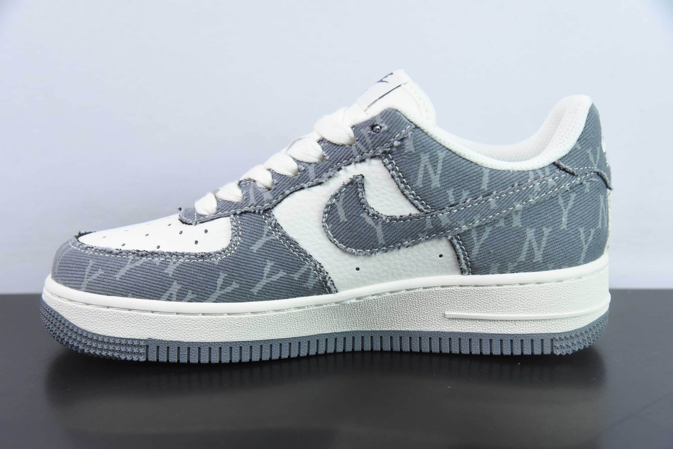 耐克Nike Air Force 1'07 Low LV联名灰双勾空军一号低帮休闲板鞋纯原版本 货号：HD1968-030 