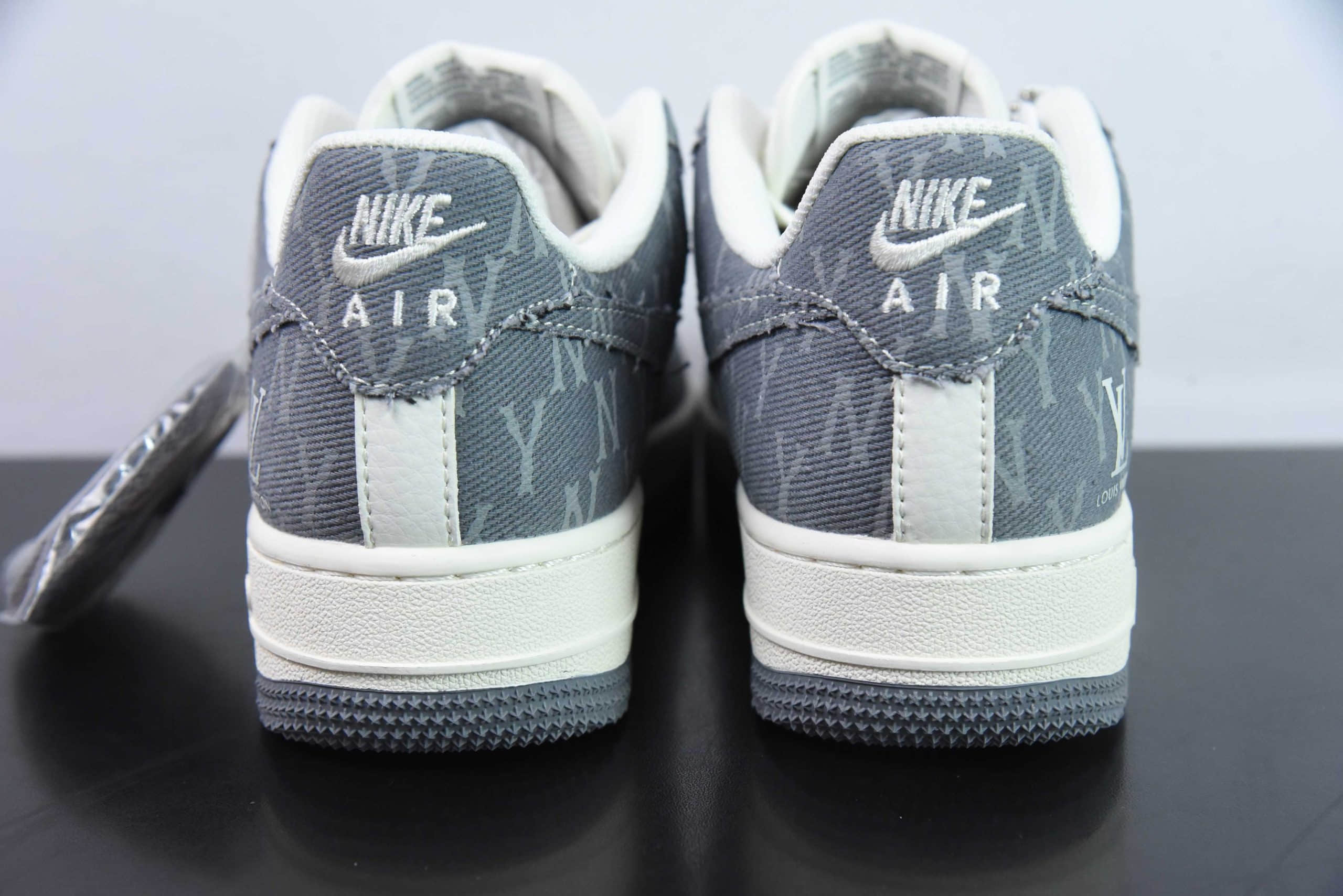 耐克Nike Air Force 1'07 Low LV联名灰双勾空军一号低帮休闲板鞋纯原版本 货号：HD1968-030 