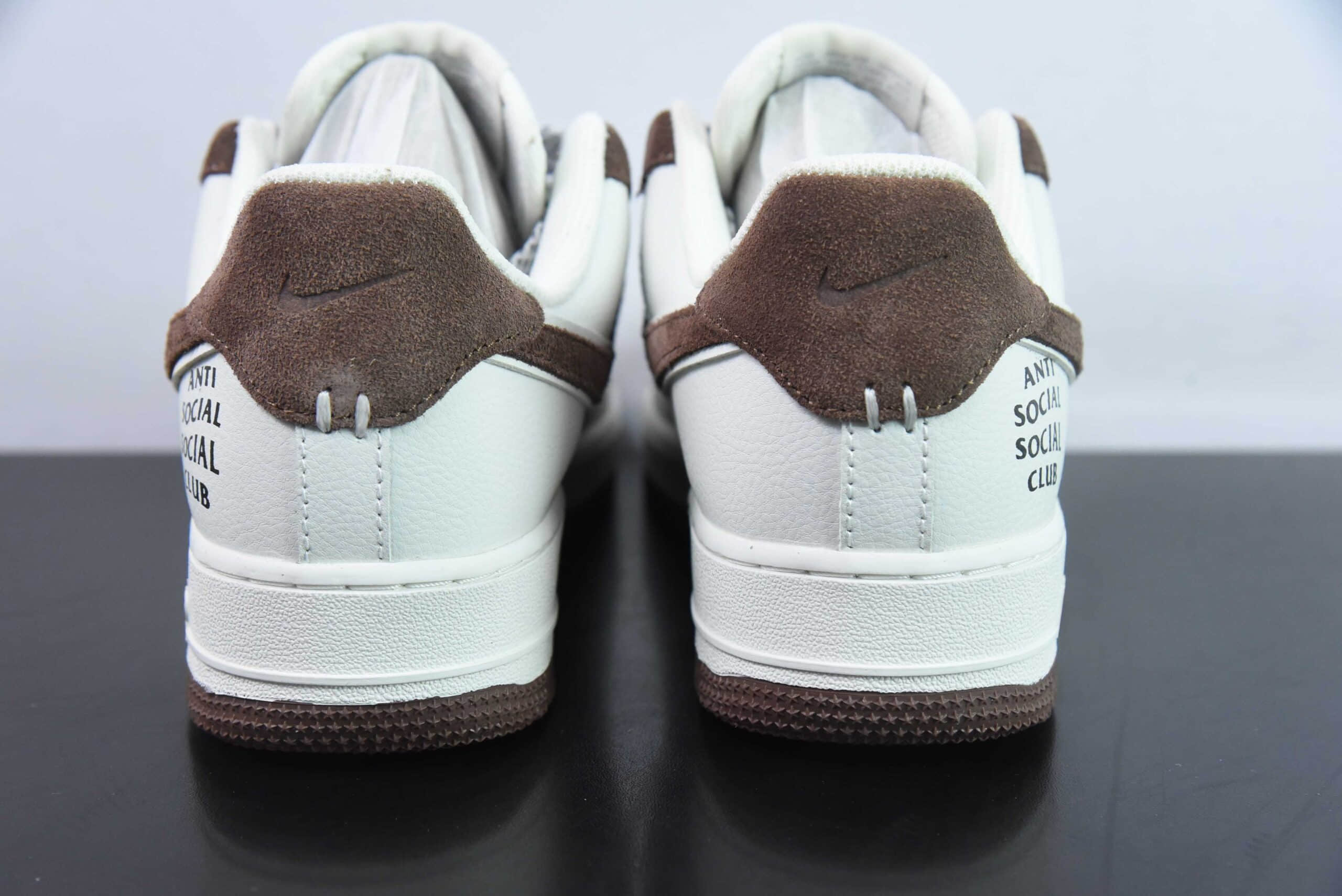 耐克Nike Air Force 1 Low 07 白棕翻毛钩满天星空军一号低帮休闲板鞋纯原版本 货号：SL-987633 