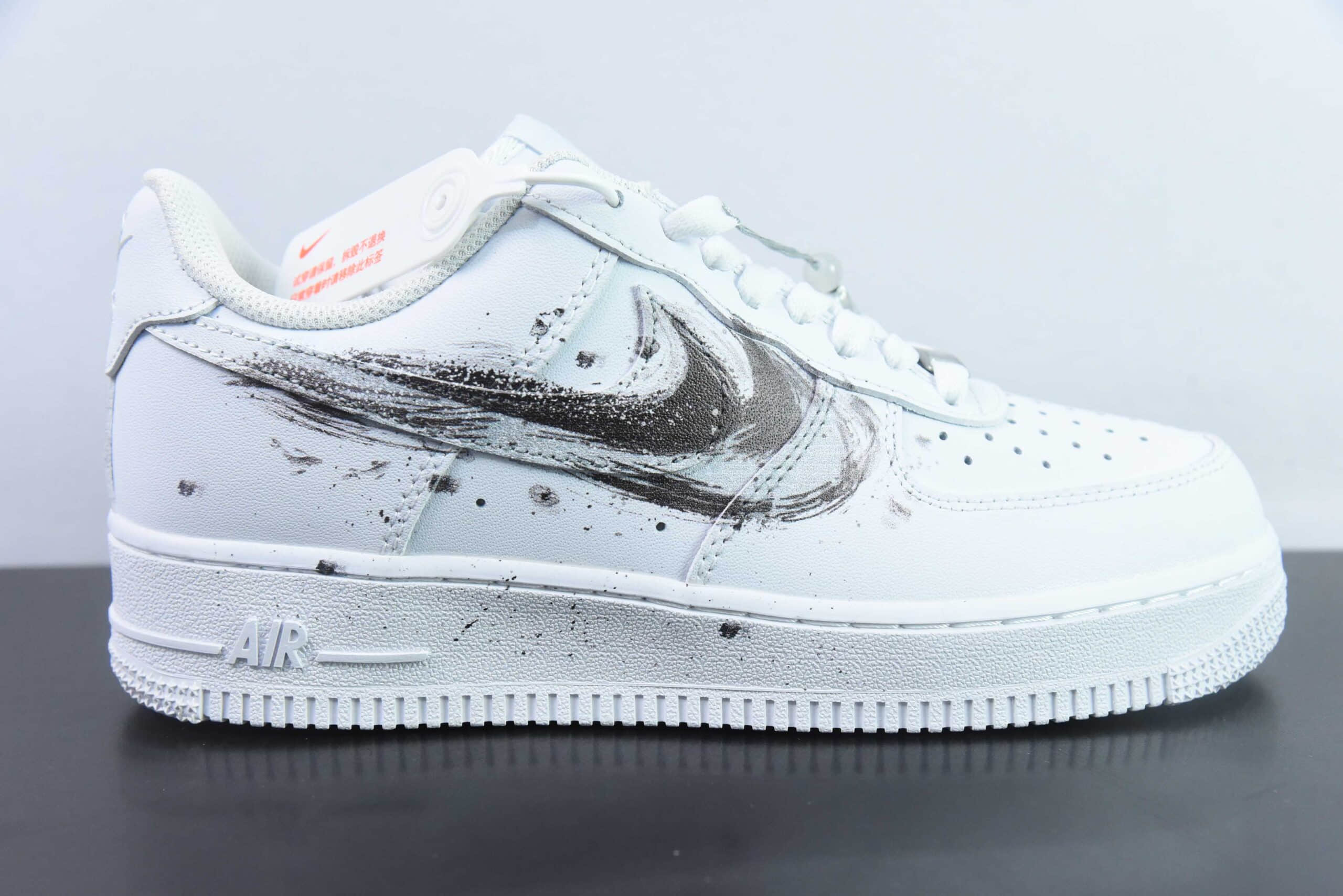 耐克Nike Air Force 1 Low 07 水墨画双钩空军一号低帮休闲板鞋纯原版本 货号:LL6976-521