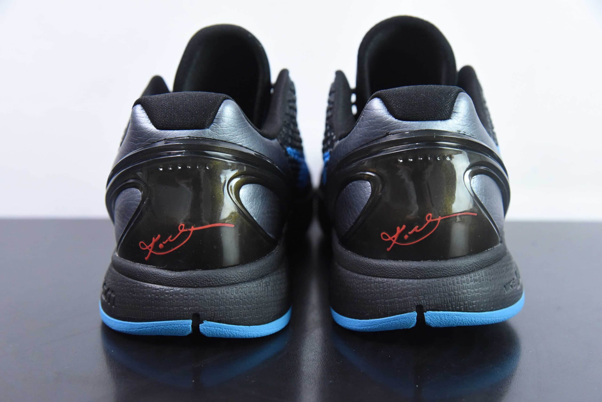 科比 KOBE Nike Zoom Kobe 6 X 'Dark Knight' 科比6代黑暗骑士黑蓝低帮实战篮球鞋纯原版本 货号:436311-008