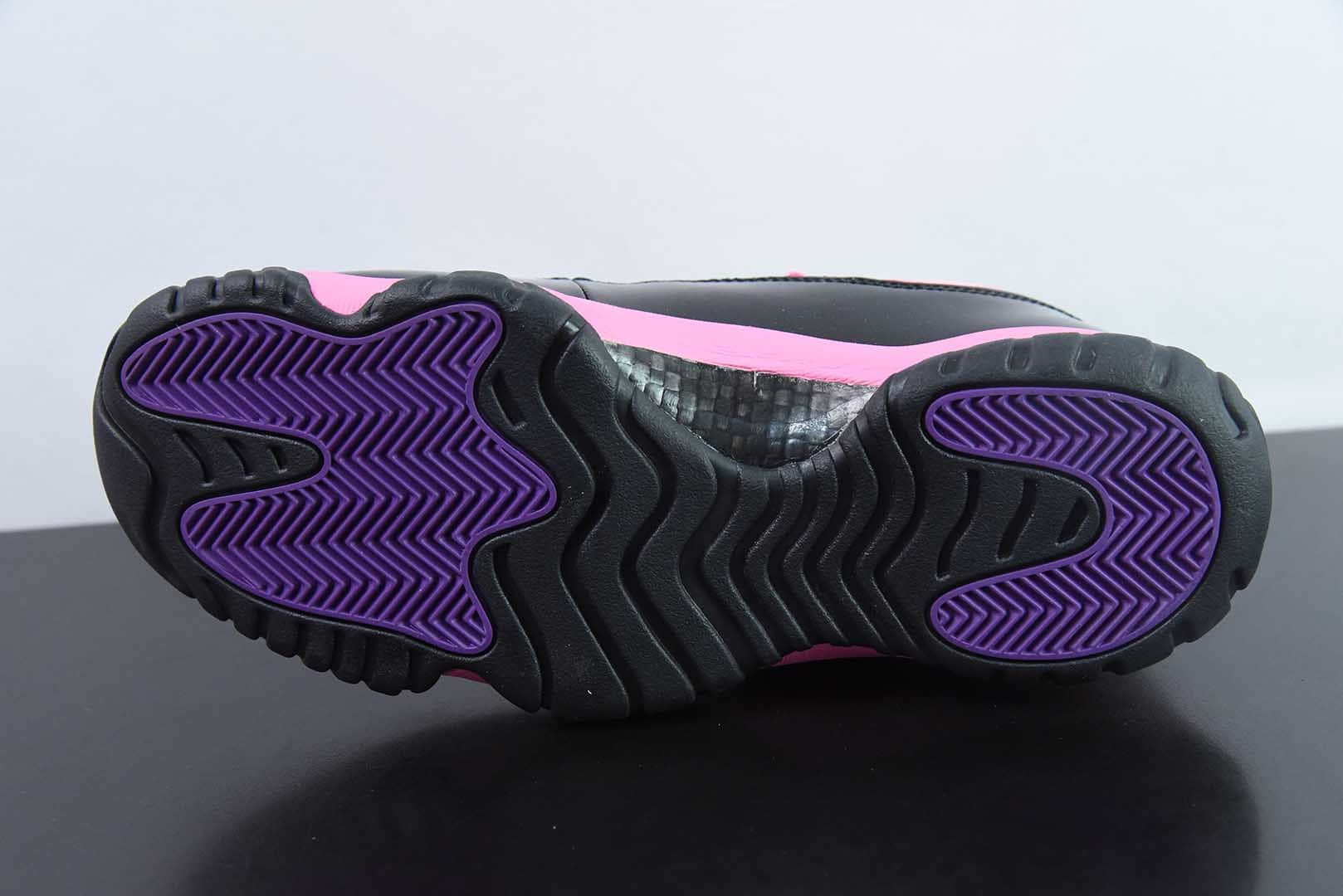 乔丹Air Jordan 11 Retro 黑粉漆皮高帮实战篮球鞋纯原版本 货号：CT8012-500