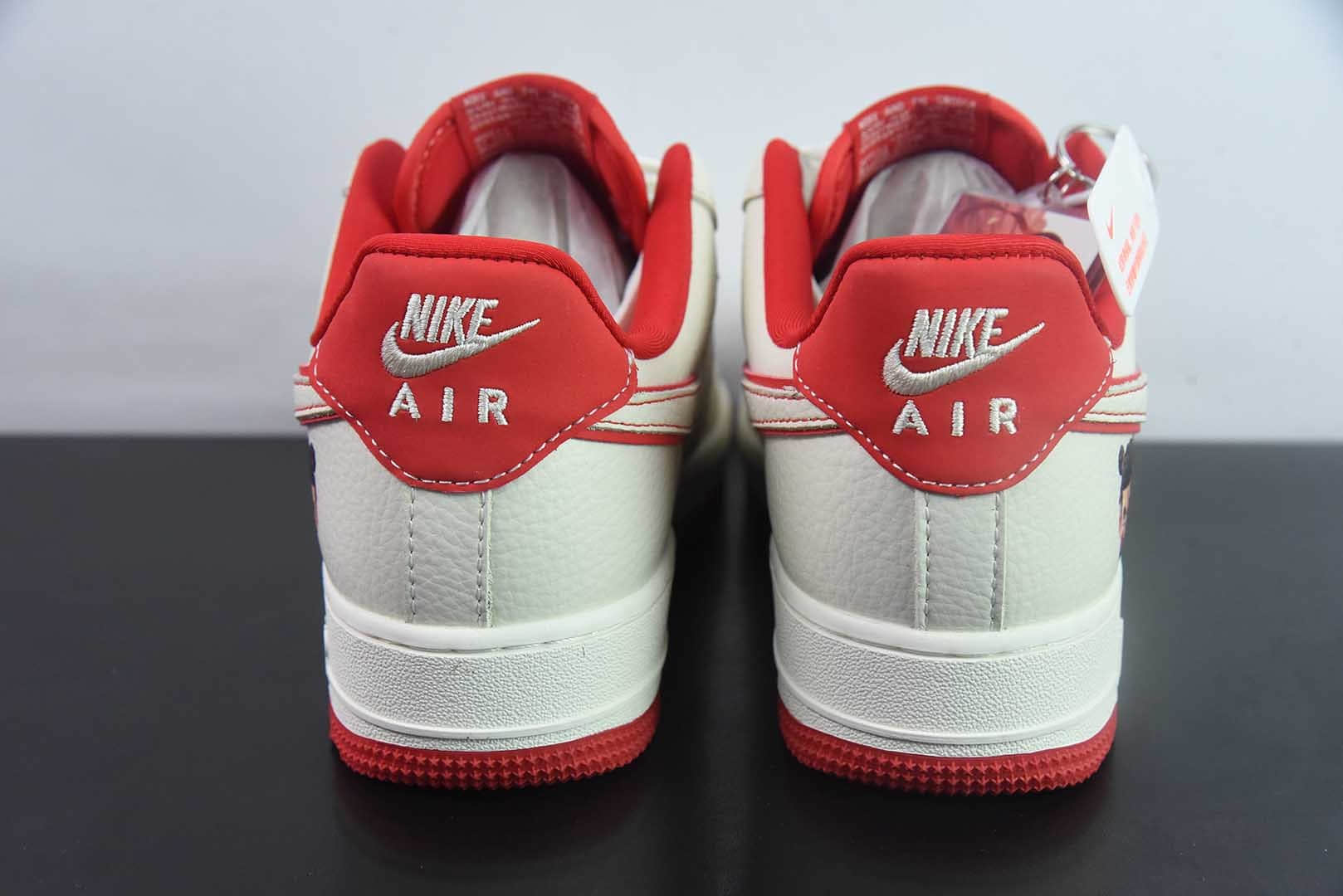 耐克Nike Air Force 1 Low 07 哪吒闹海哪吒涂鸦魔丸米红小钩空军一号低帮休闲板鞋纯原版本 货号：KK1988-059 