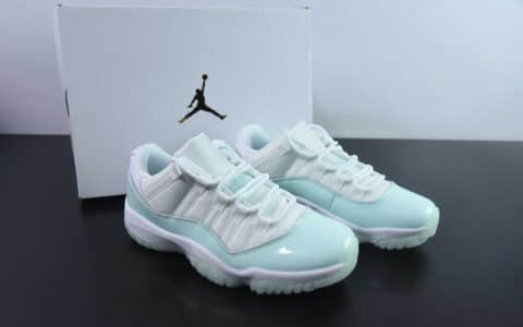 乔丹Air Jordan 11 Low AJ11乔11低帮薄荷绿男女文化低帮篮球鞋纯原版本 货号：AH7860 - 103