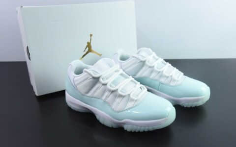 乔丹Air Jordan 11 Low AJ11乔11薄荷绿低帮男子文化篮球鞋纯原版本 货号：AH7860-103