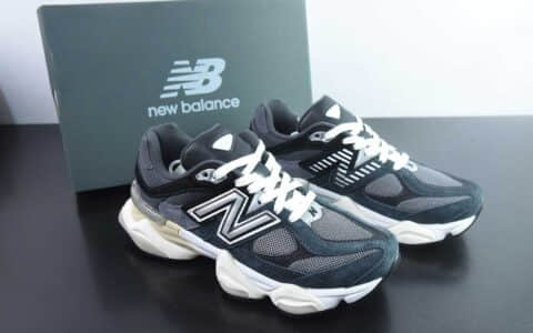 新百伦Joe Freshgoods x New Balance NB9060联名款黑灰配色复古休闲运动慢跑鞋纯原版本 货号：U9060BLC