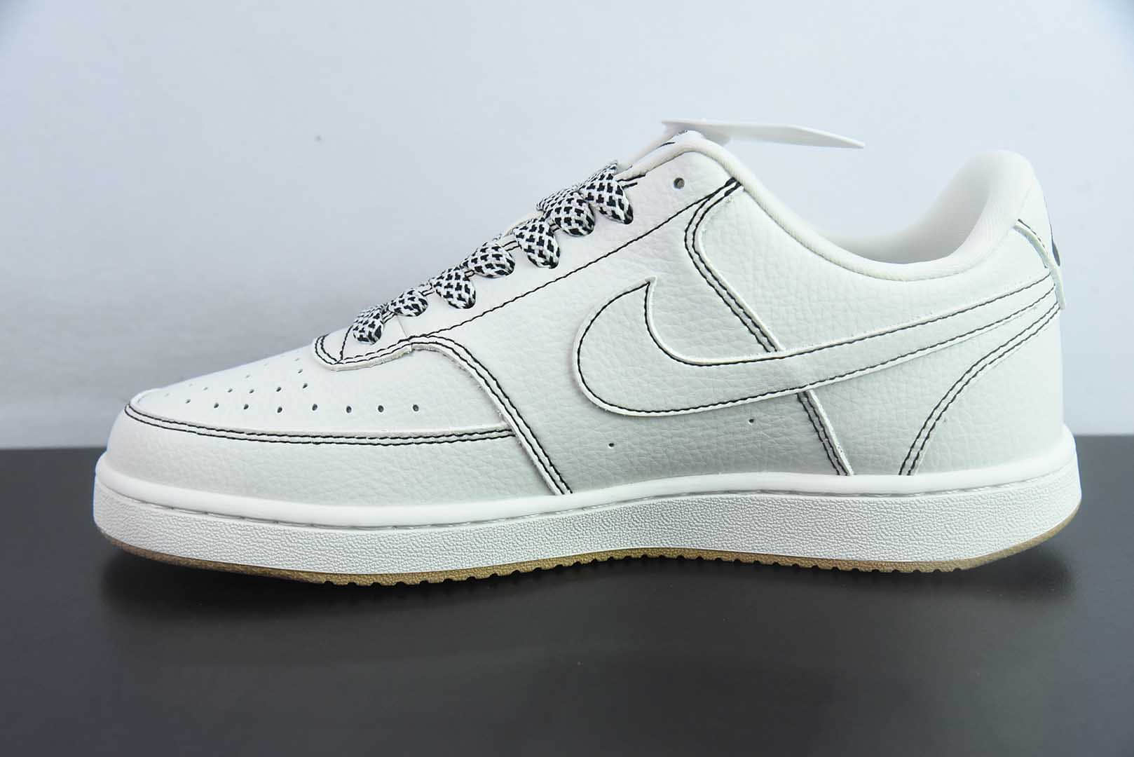 耐克Nike Air Force 1'07 Supreme联名米白印花小空军低帮休闲板鞋纯原版本 货号：CS5288-013