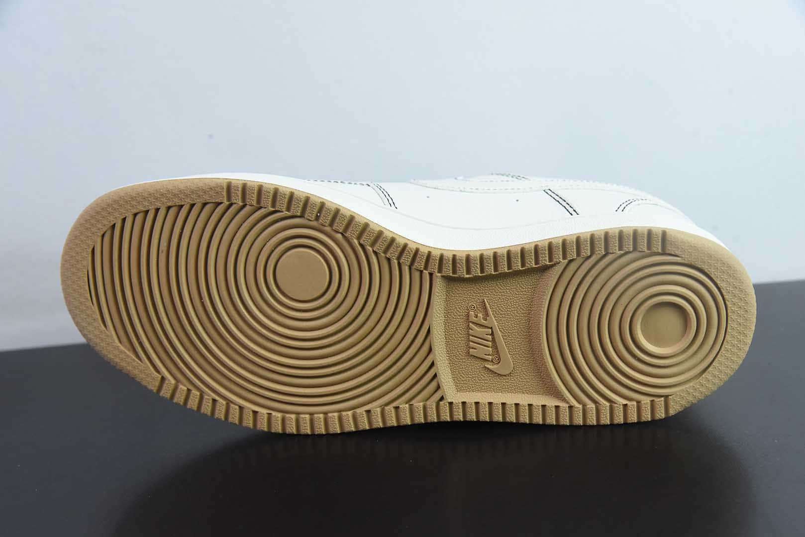 耐克Nike Air Force 1'07 Supreme联名米白印花小空军低帮休闲板鞋纯原版本 货号：CS5288-013