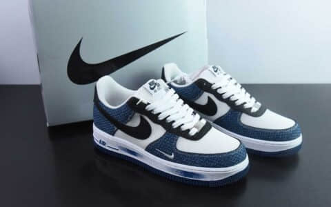 耐克Nike Air Force 1‘07 Low 牛仔布小勾空军一号低帮休闲板鞋纯原版本 货号：ZH0316-089
