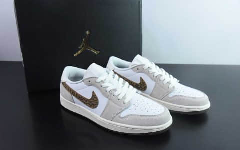 乔丹Air Jordan AJ1 Low GOLF高尔夫米灰低帮休闲板鞋纯原版本 货号：DD9315-116