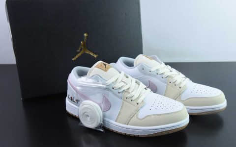 乔丹 Air Jordan 1 Low AJ1乔1植物刺绣低帮文化休闲运动板鞋纯原版本 货号：IB8861-151