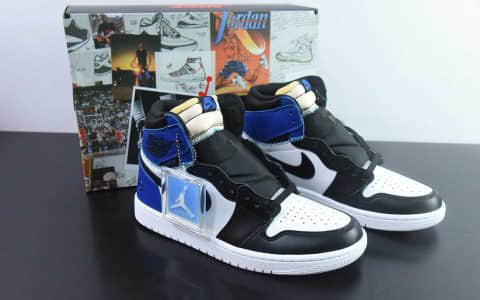 乔丹Fragment x Union x Air Jordan 1 Retro AJ1 乔1全新解构皇家蓝高帮篮球鞋纯原版本 货号：IO7847-001