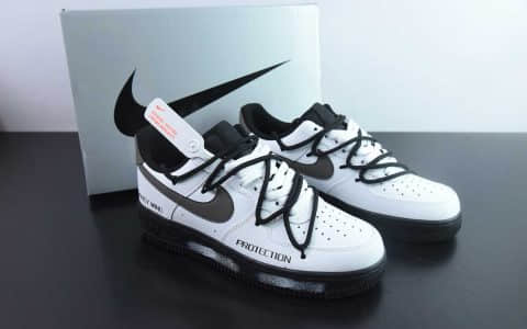耐克Nike Air Force 1 Low 奢香水榭解构绑带空军一号低帮休闲板鞋纯原版本 货号：ZH0316-086