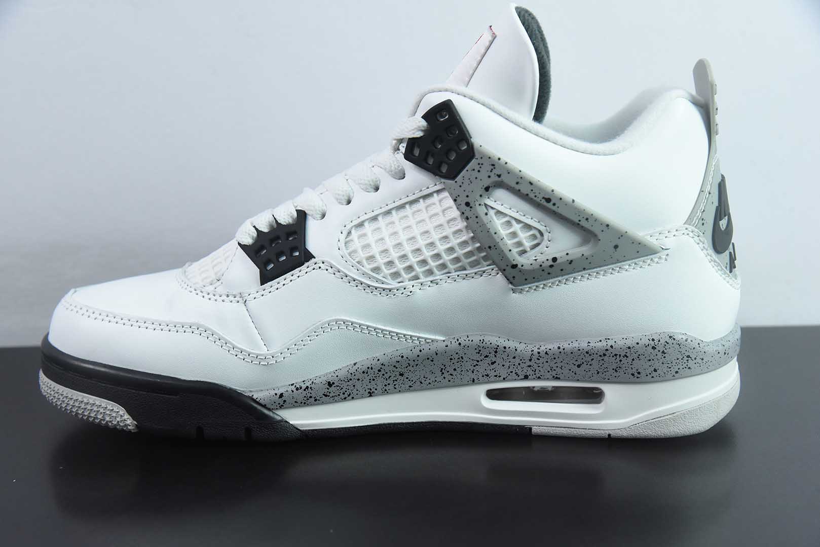 乔丹Air Jordan4 Retro OG White Cement AJ4复刻白水泥男子复古文化篮球鞋纯原版本 货号：FV5029-100