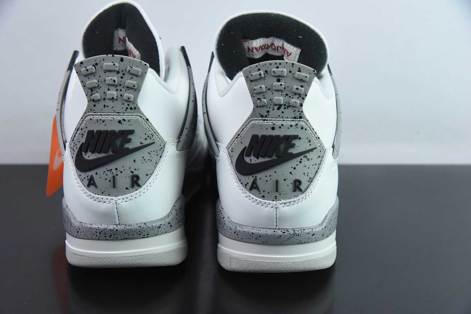 乔丹Air Jordan4 Retro OG White Cement AJ4复刻白水泥男子复古文化篮球鞋纯原版本 货号：FV5029-100