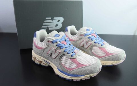 新百伦New Balance 2002系列麂皮米粉蓝复古休闲跑步鞋纯原版本 货号：M2002RHE
