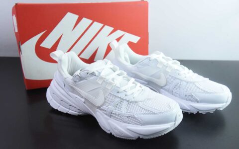 耐克Nike V2K Runtekk Run 纯白减震防滑复古低帮跑步鞋纯原版本 货号：FD0736-113