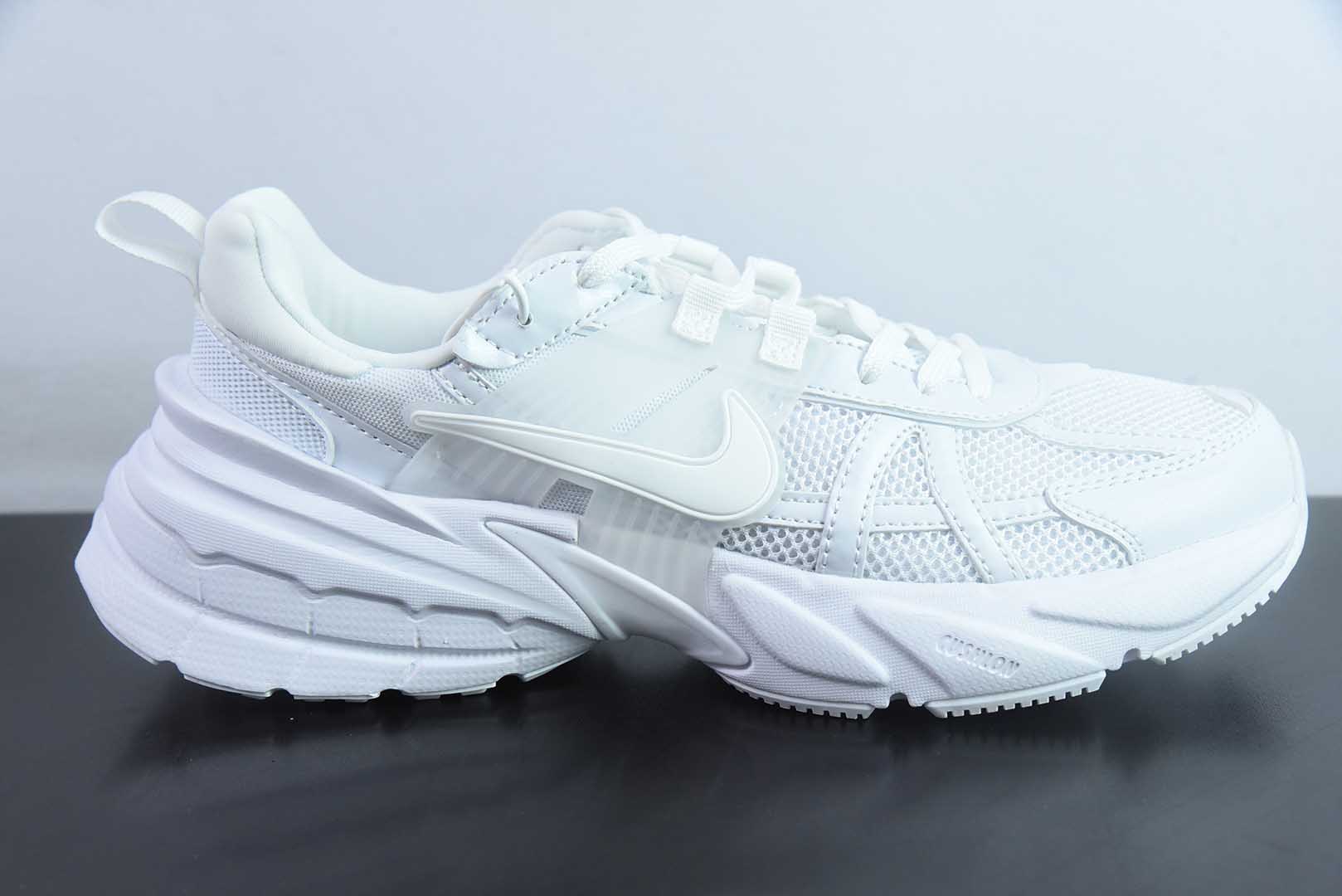 耐克Nike V2K Runtekk Run 纯白减震防滑复古低帮跑步鞋纯原版本 货号：FD0736-113