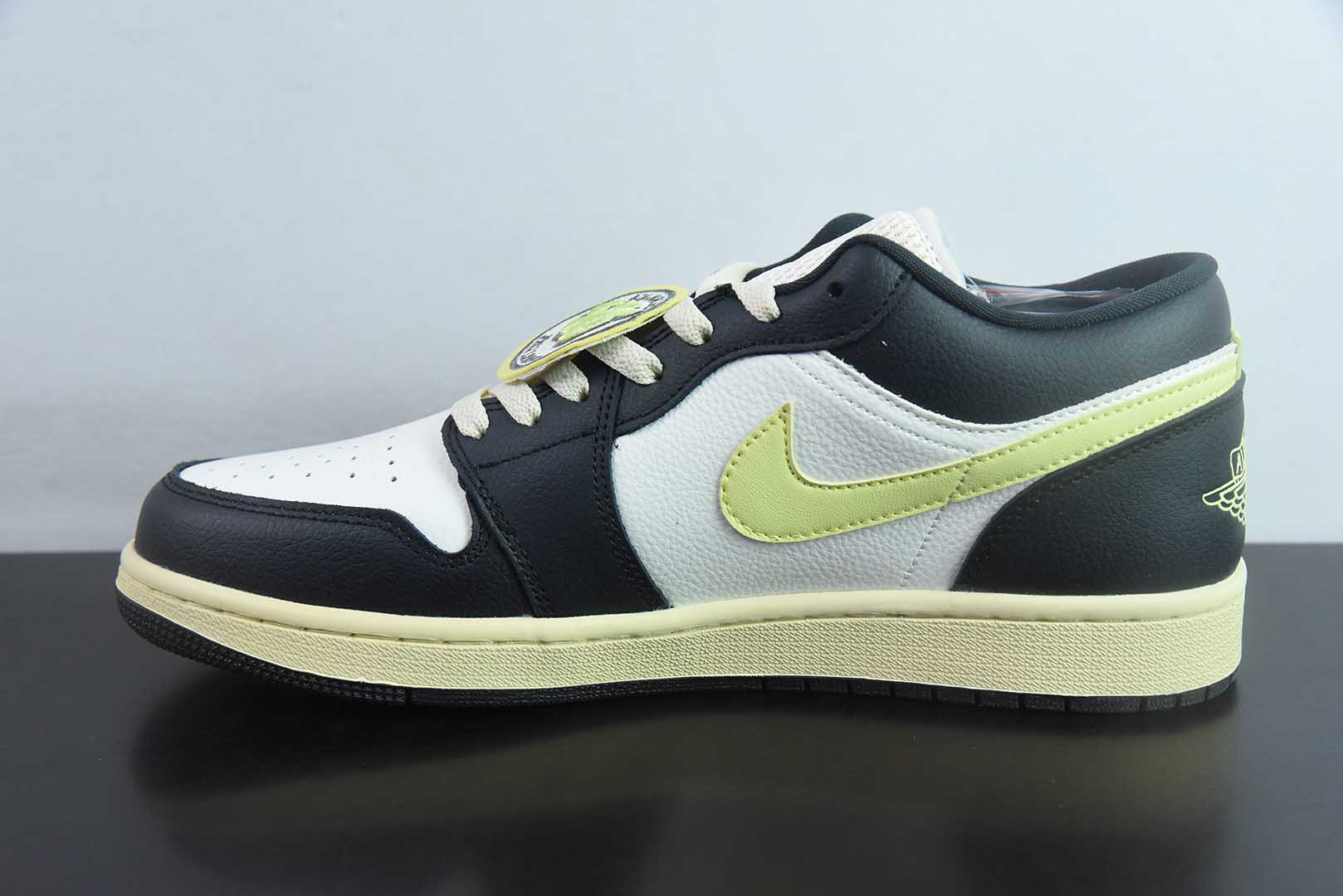 乔丹Jordan Air Jordan 1 85 Fall League AJ1黑白黄低帮男子文化篮球鞋纯原版本 货号：HQ3009-003