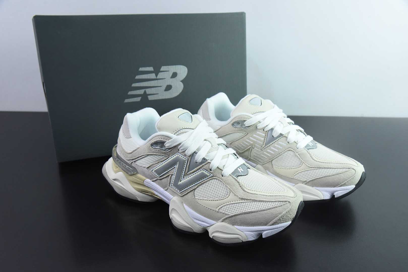 新百伦Joe Freshgoods x New Balance NB9060联名款米白灰复古休闲运动慢跑鞋纯原版本 货号：U9060WHT