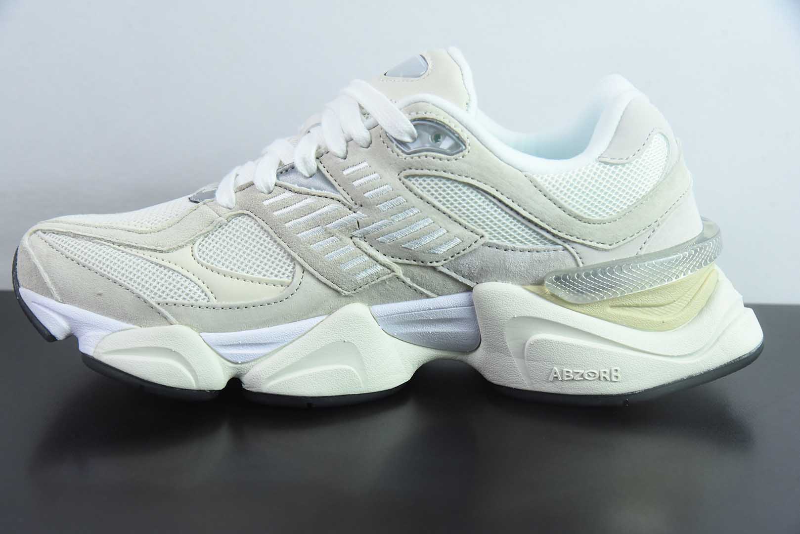 新百伦Joe Freshgoods x New Balance NB9060联名款米白灰复古休闲运动慢跑鞋纯原版本 货号：U9060WHT