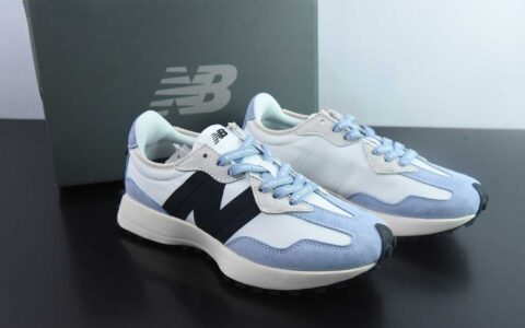 新百伦New Balance MS327系列黑蓝白复古休闲运动慢跑鞋纯原版本 货号：MS327FE-1
