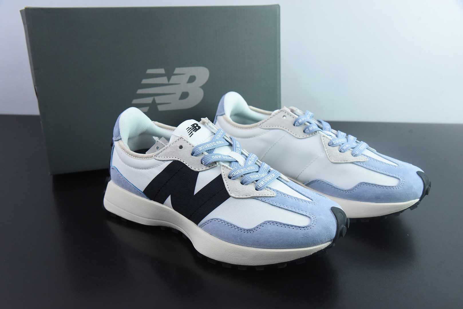 新百伦New Balance MS327系列黑蓝白复古休闲运动慢跑鞋纯原版本 货号:MS327FE-1