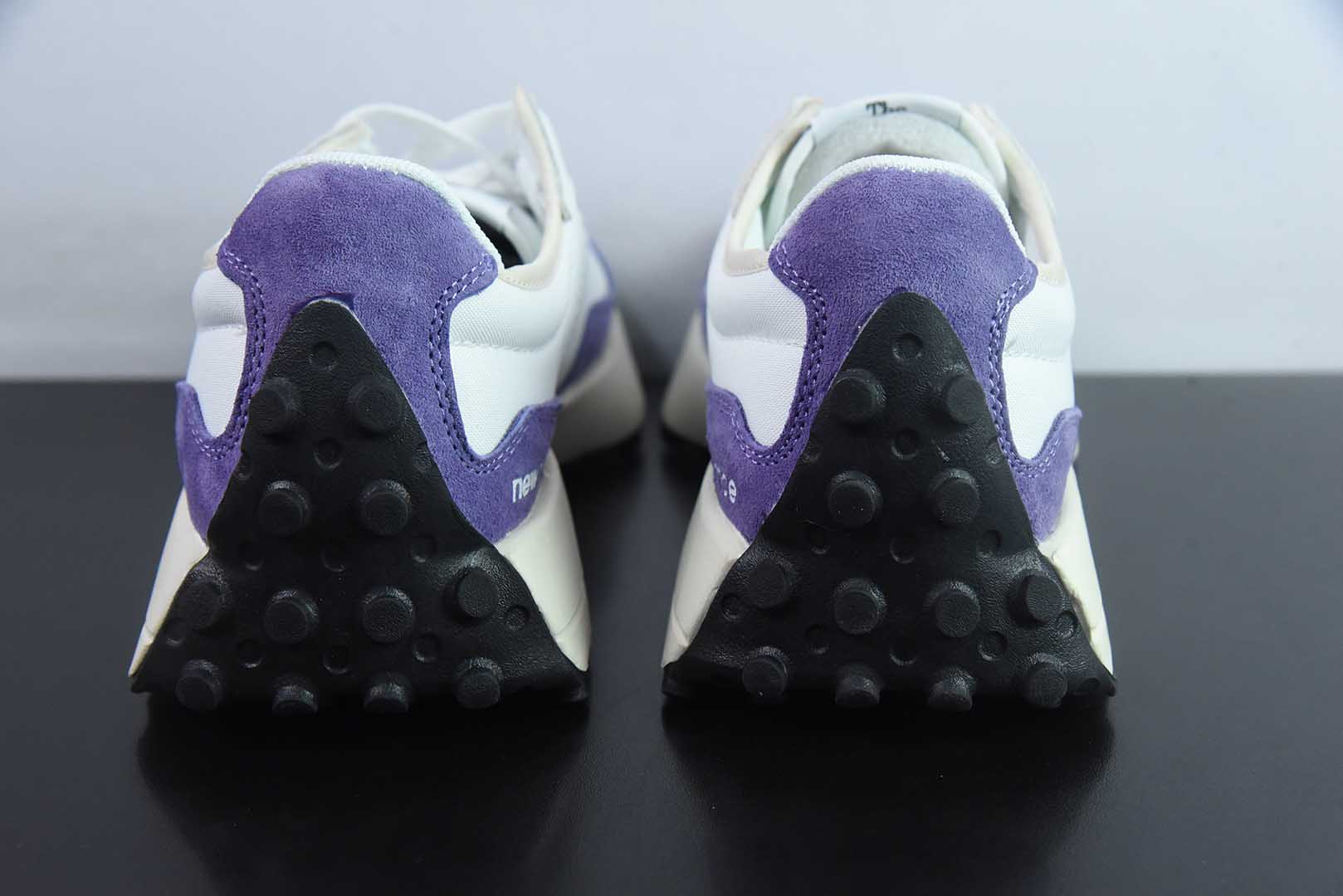 新百伦New Balance MS327系列黑白紫复古休闲运动慢跑鞋纯原版本 货号:MS327FE-2