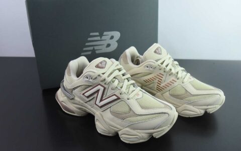 新百伦 Joe Freshgoods x New Balance NB9060联名款杏白枣红复古休闲运动慢跑鞋纯原版本 货号：U9060ZGC