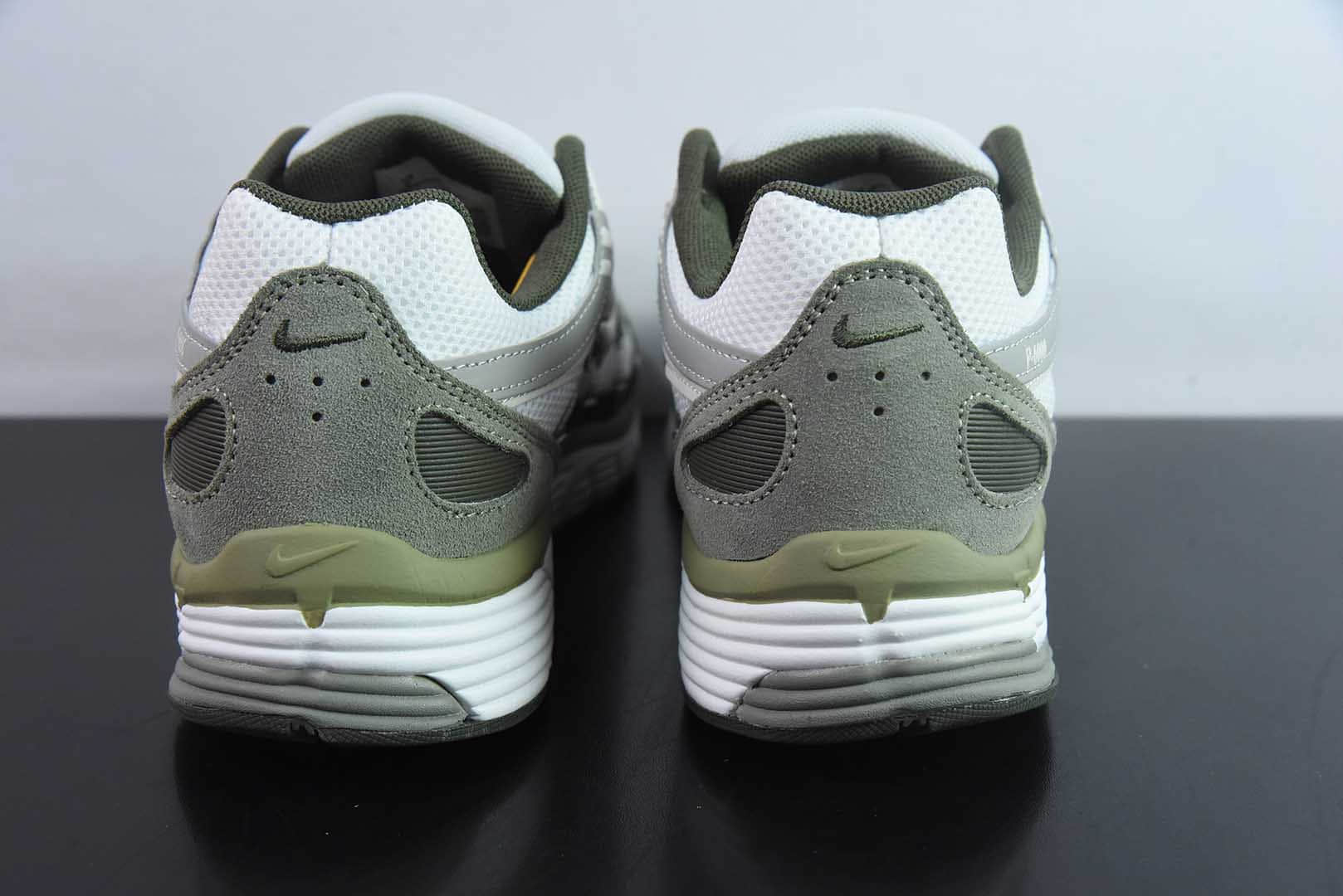 耐克Nike P-6000 Prm米白灰绿复古休闲运动老爹鞋纯原版本 货号：IH0246-320