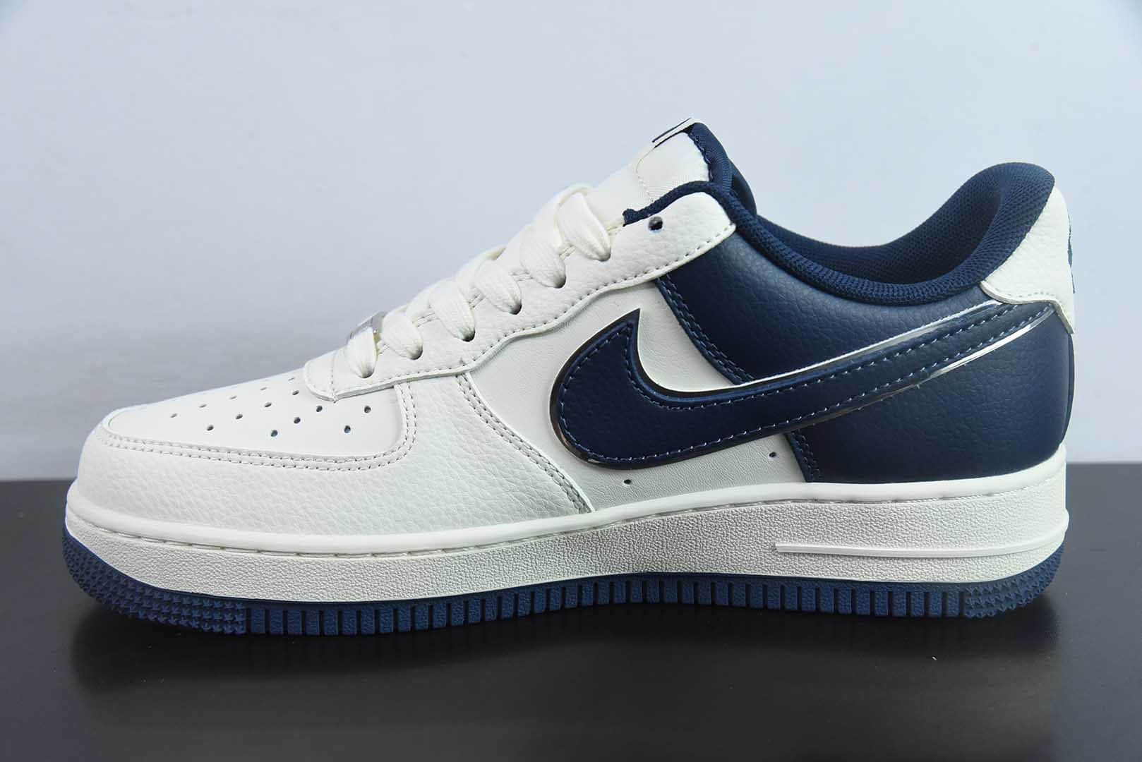 耐克 Nike Air Force 1'07 Low 北面联名白深蓝空军一号低帮休闲板鞋纯原版本 货号：ZH2598-318