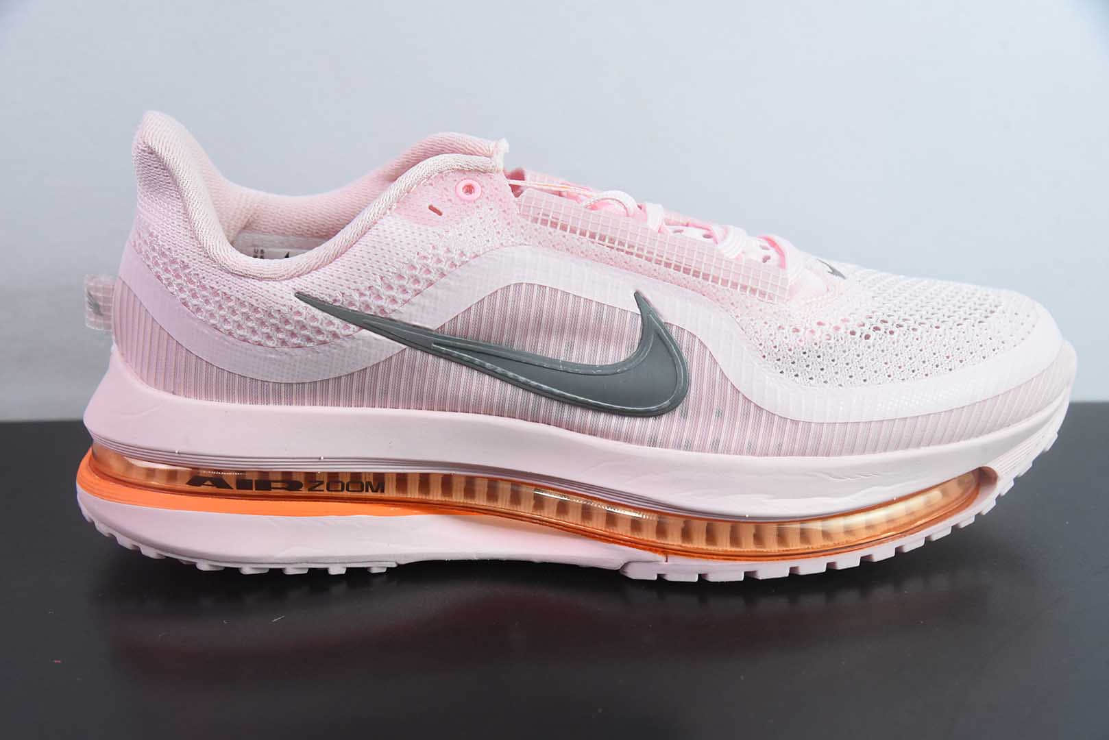 耐克Nike Air Zoom Pegasus Premium超级飞马粉橘灰勾网面全掌气垫跑鞋纯原版本 货号:HQ2592-601