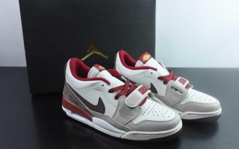 乔丹Air Jordan Legacy 312 Low AJ312马年限定米白红熊猫低帮复古篮球鞋纯原版本 货号：IQ9783-121